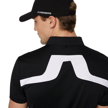 J.Lindeberg Golf KV Polo Shirt SS25 Black 9999