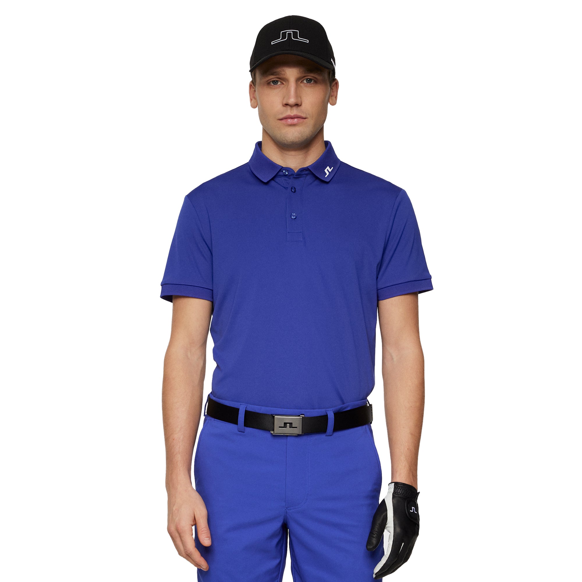 J.Lindeberg Golf KV Polo Shirt SS25 Clematis Blue O356