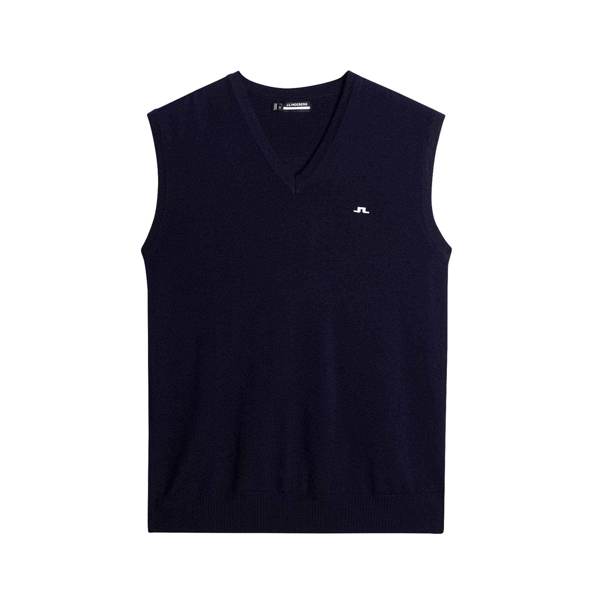 J.Lindeberg Golf Liam Knitted Vest SS25 JL Navy 6855