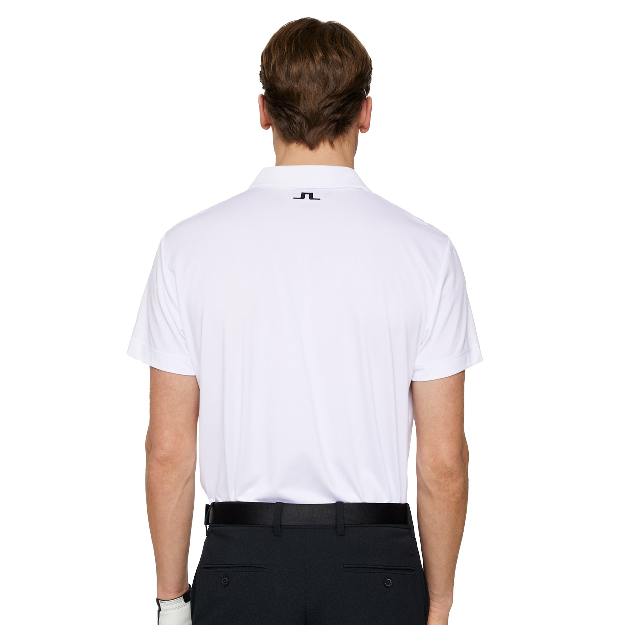 J.Lindeberg Golf Lionel Polo Shirt SS25 White 0000