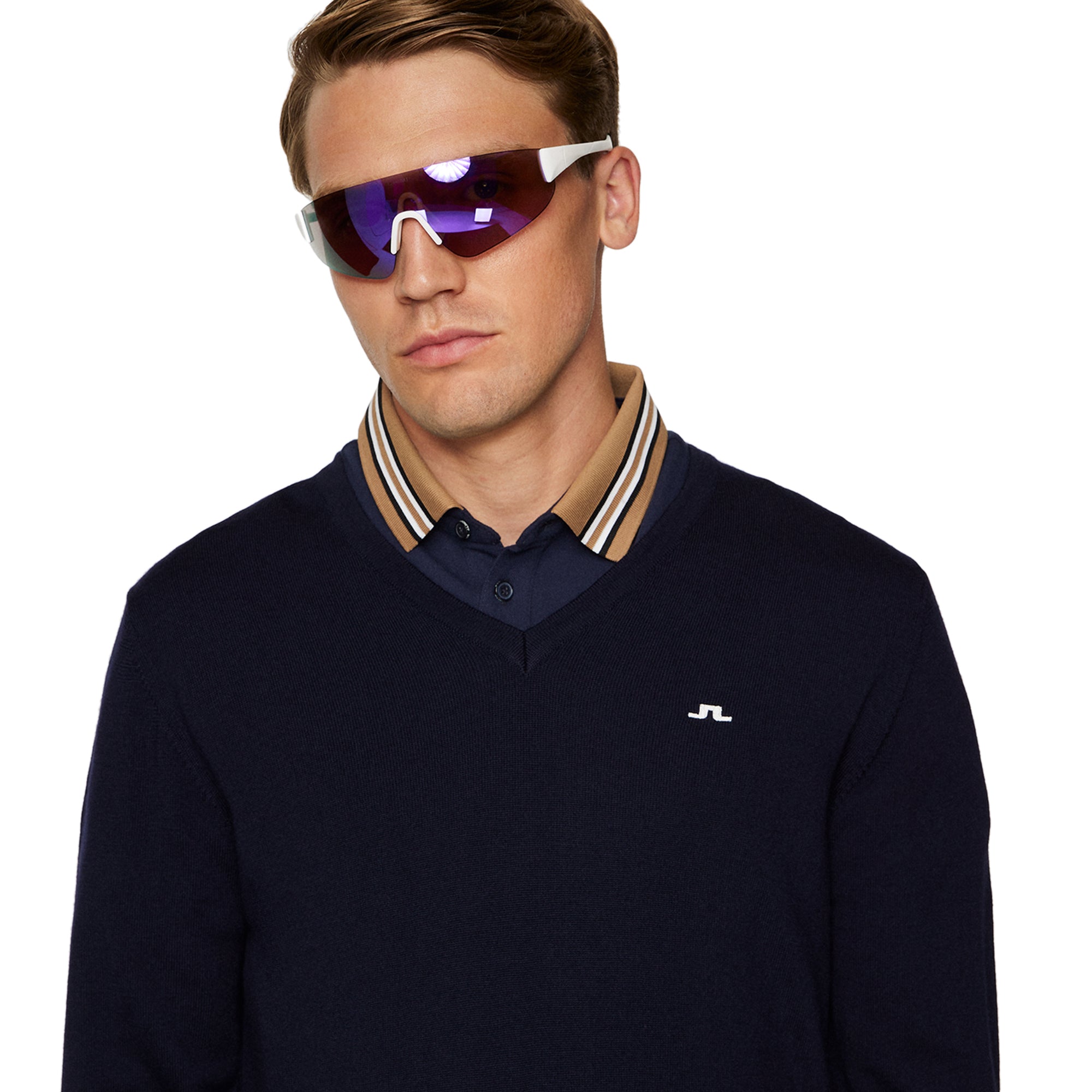 J.Lindeberg Golf Lymann Knitted Sweater SS25