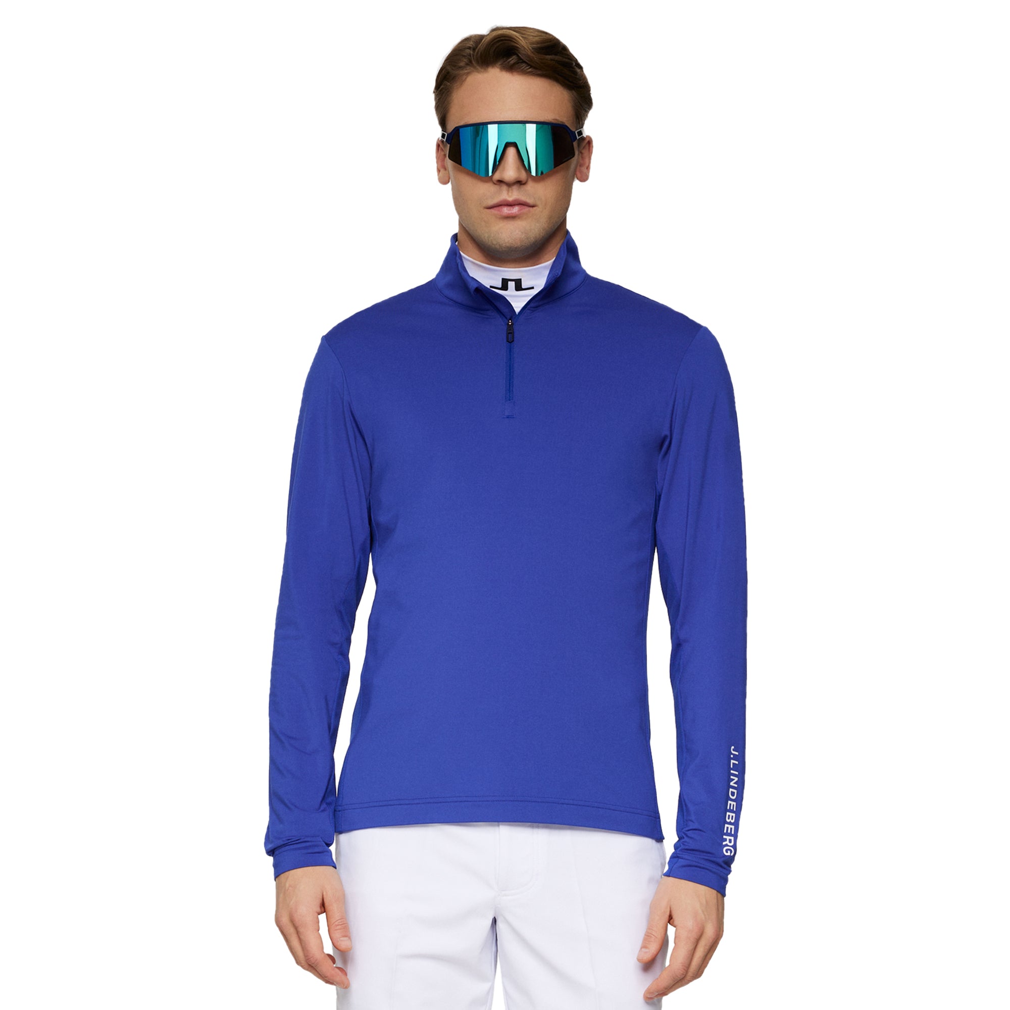 J.Lindeberg Golf Tour Tech Mid Layer SS25 Clematis Blue O356