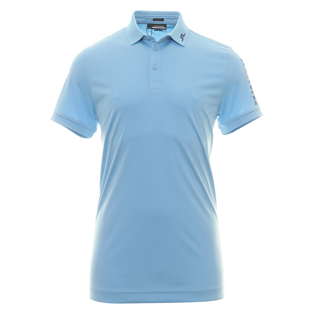 J.Lindeberg Golf Tour Tech Shirt Boy Little Polo | O092 Blue Function18 GMJT08836 | Restrictedgs