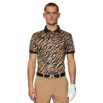 J.Lindeberg Golf Tour Tech Print Polo Shirt SS25