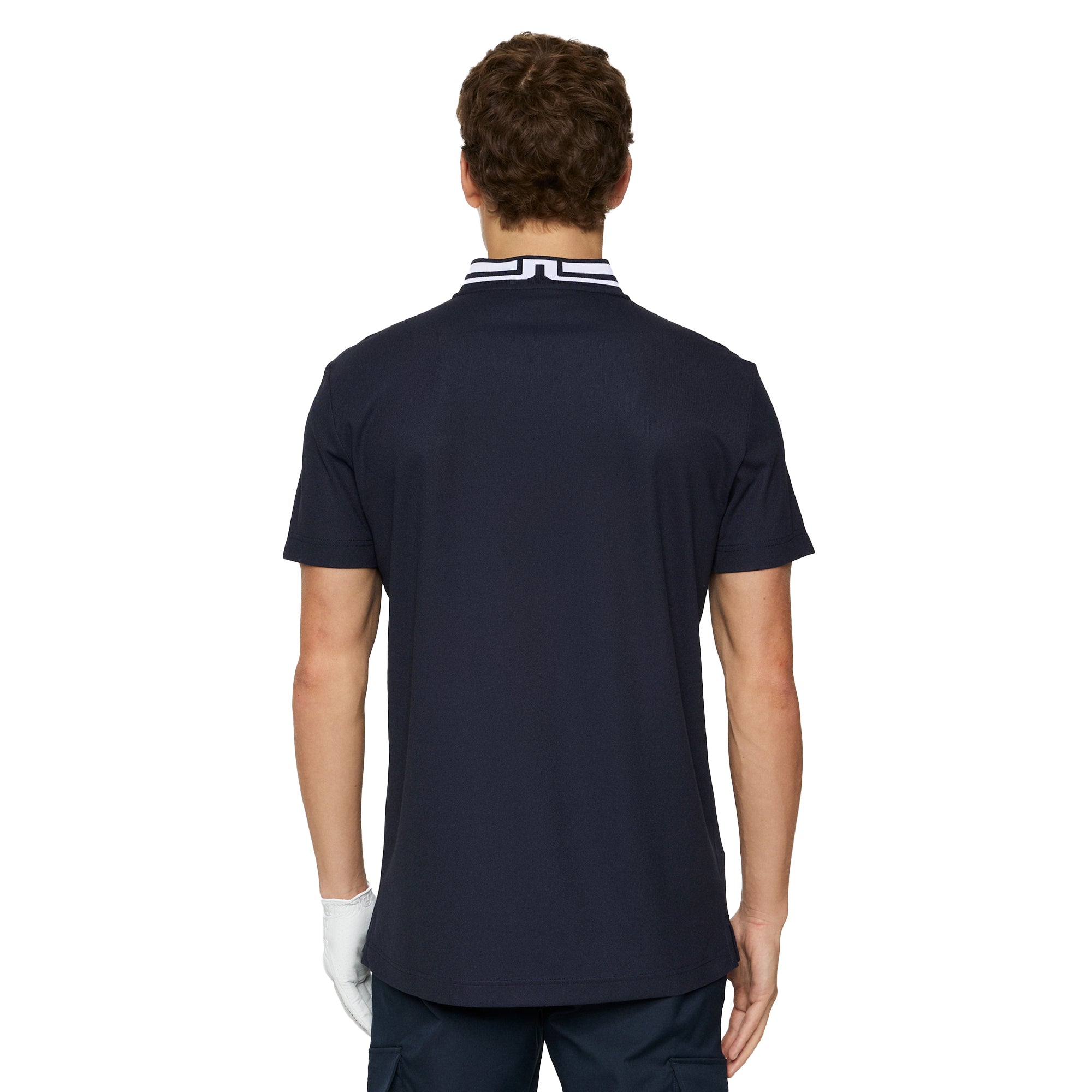 J.Lindeberg Golf Tyson Polo Shirt SS25 JL Navy 6855