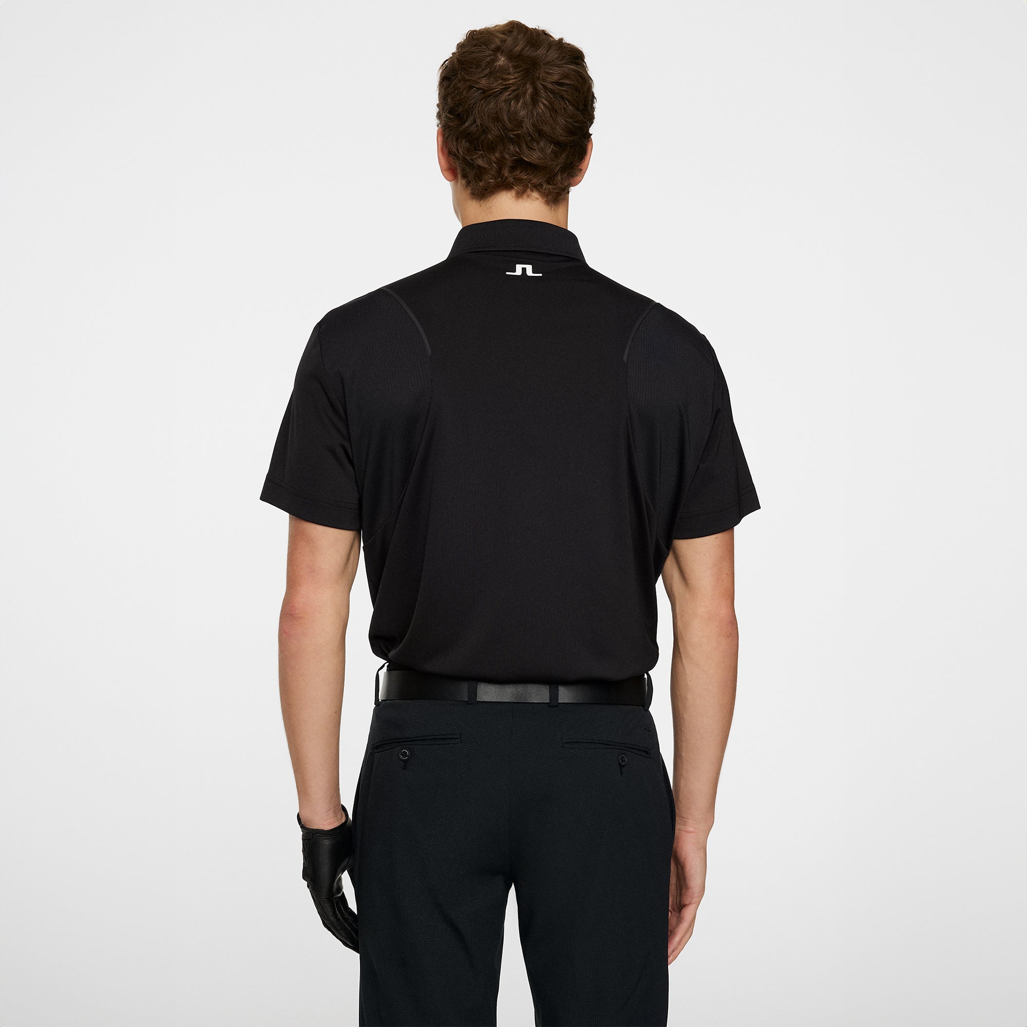 J.Lindeberg Golf Charlie Polo Shirt PS25 Black 9999