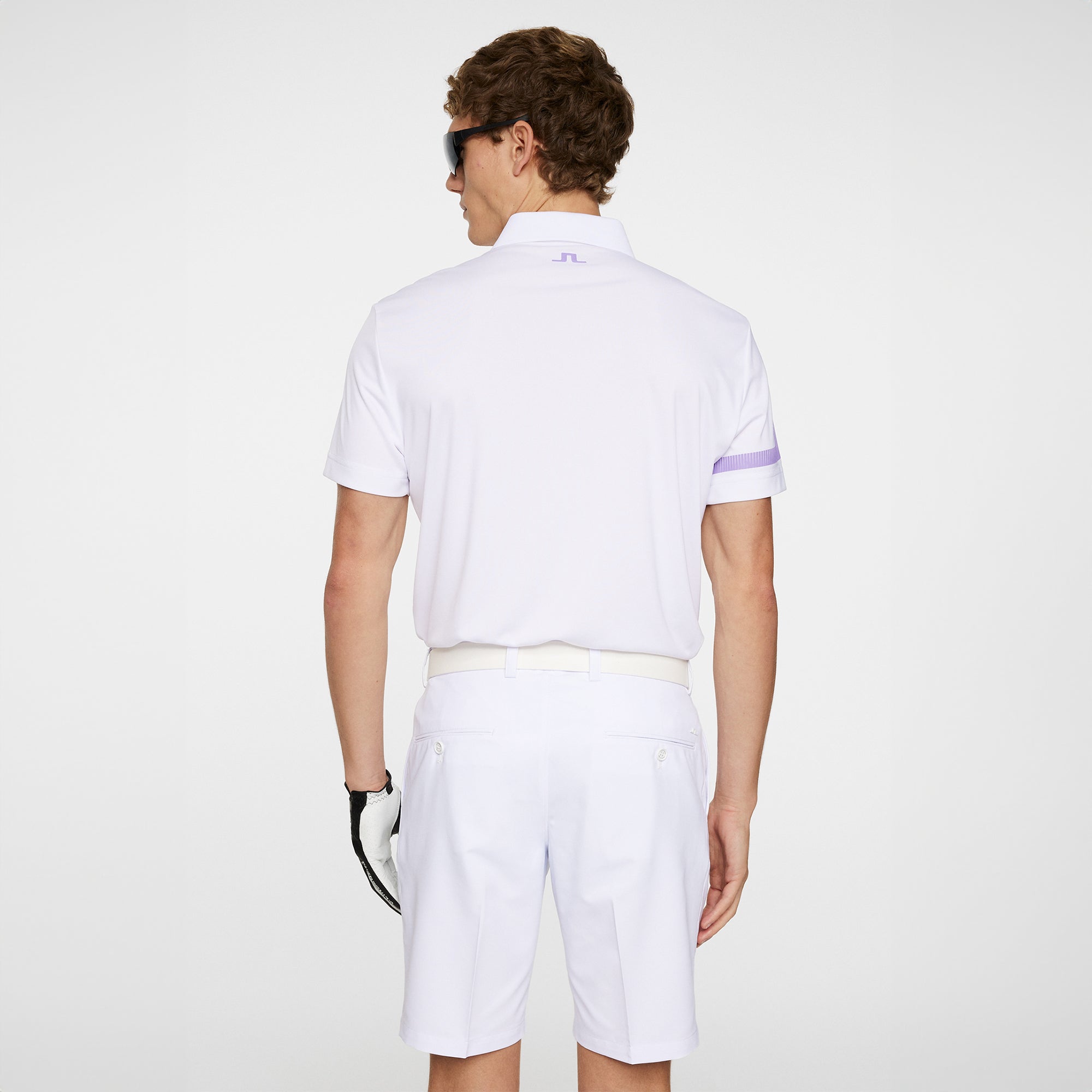 J.Lindeberg Golf Heath Polo Shirt PS25 White 0000