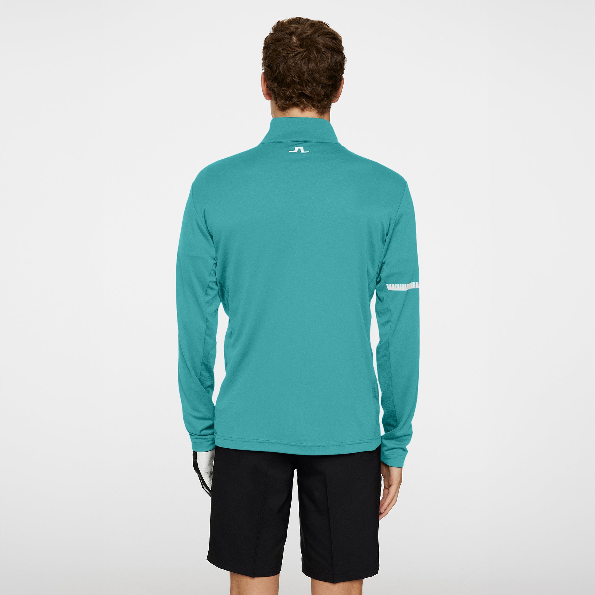 J.Lindeberg Golf Heath Zip Mid Layer PS25 Teal O257