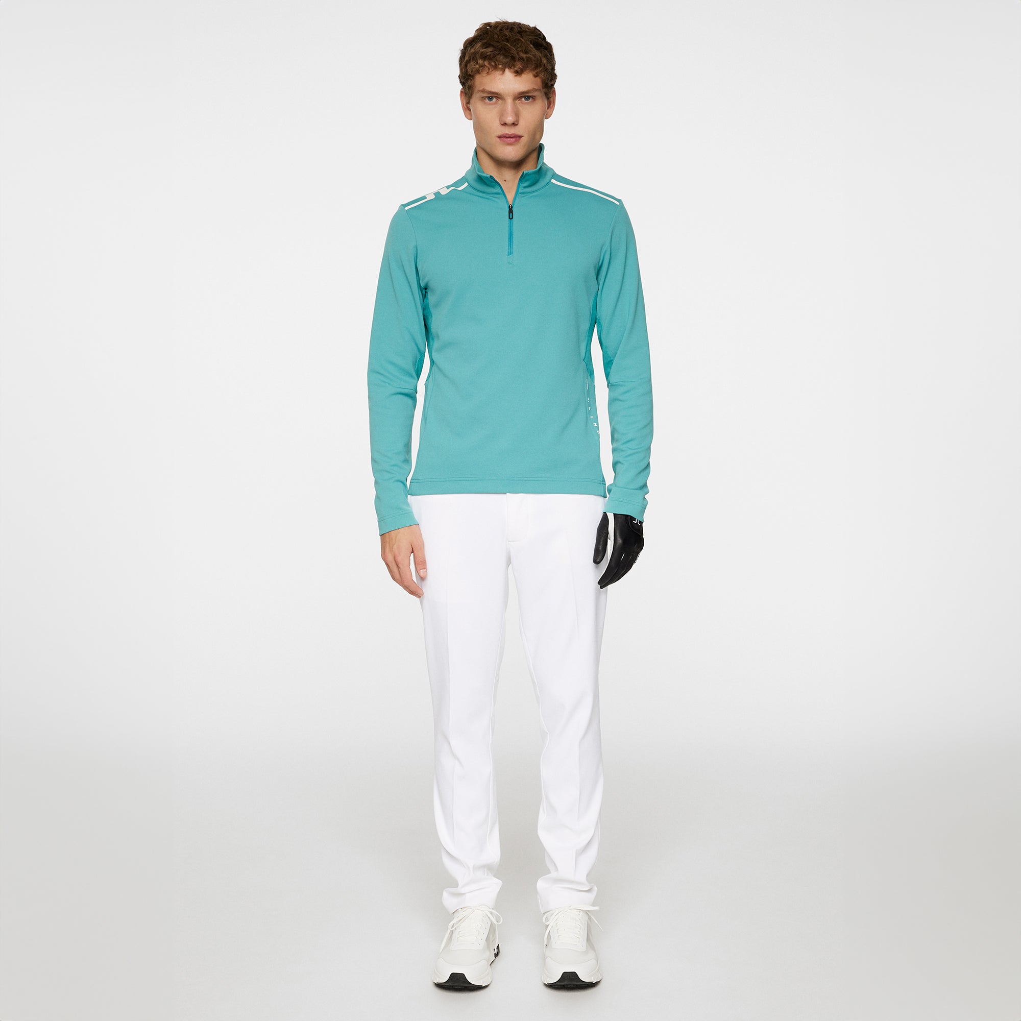 J.Lindeberg Golf Leon Mid Layer PS25 Teal O257