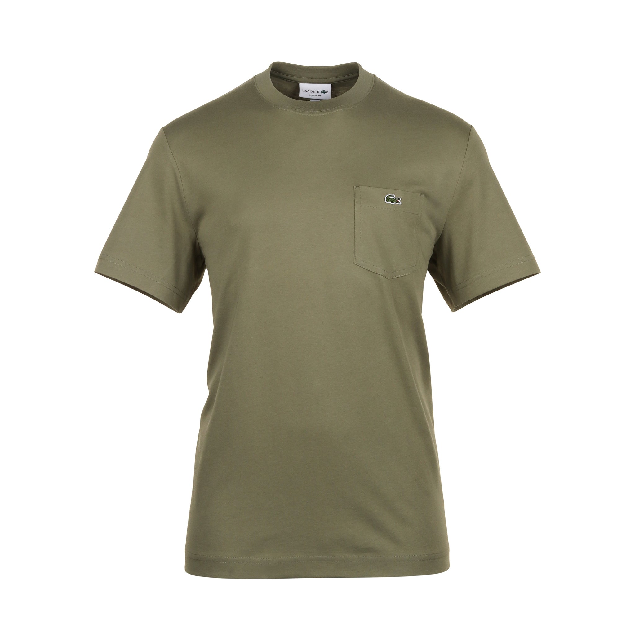 Lacoste t shirt khaki best sale