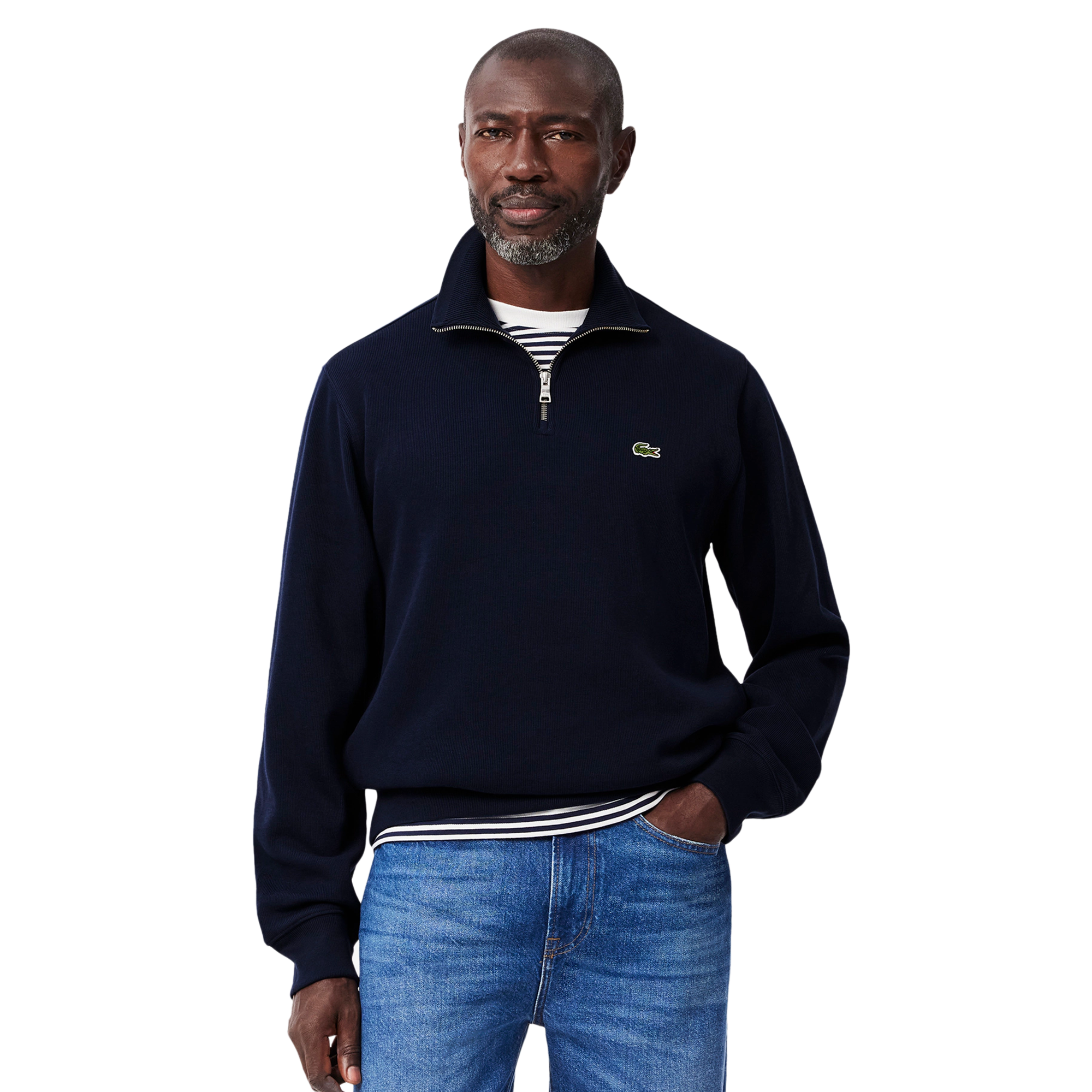 Lacoste Classic 1/2 Zip Sweater Navy 166