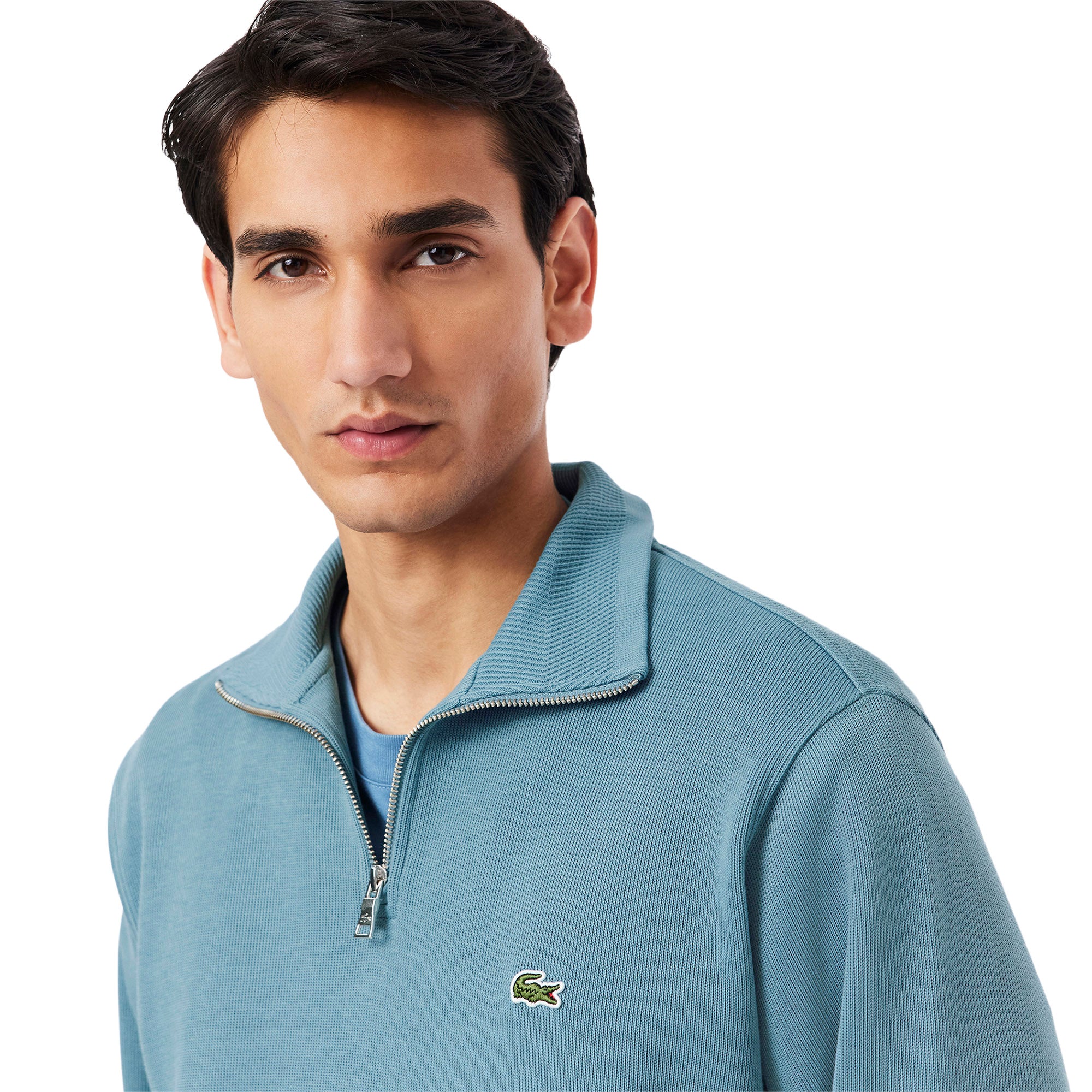 Lacoste Classic 1/2 Zip Sweater Blue HD9