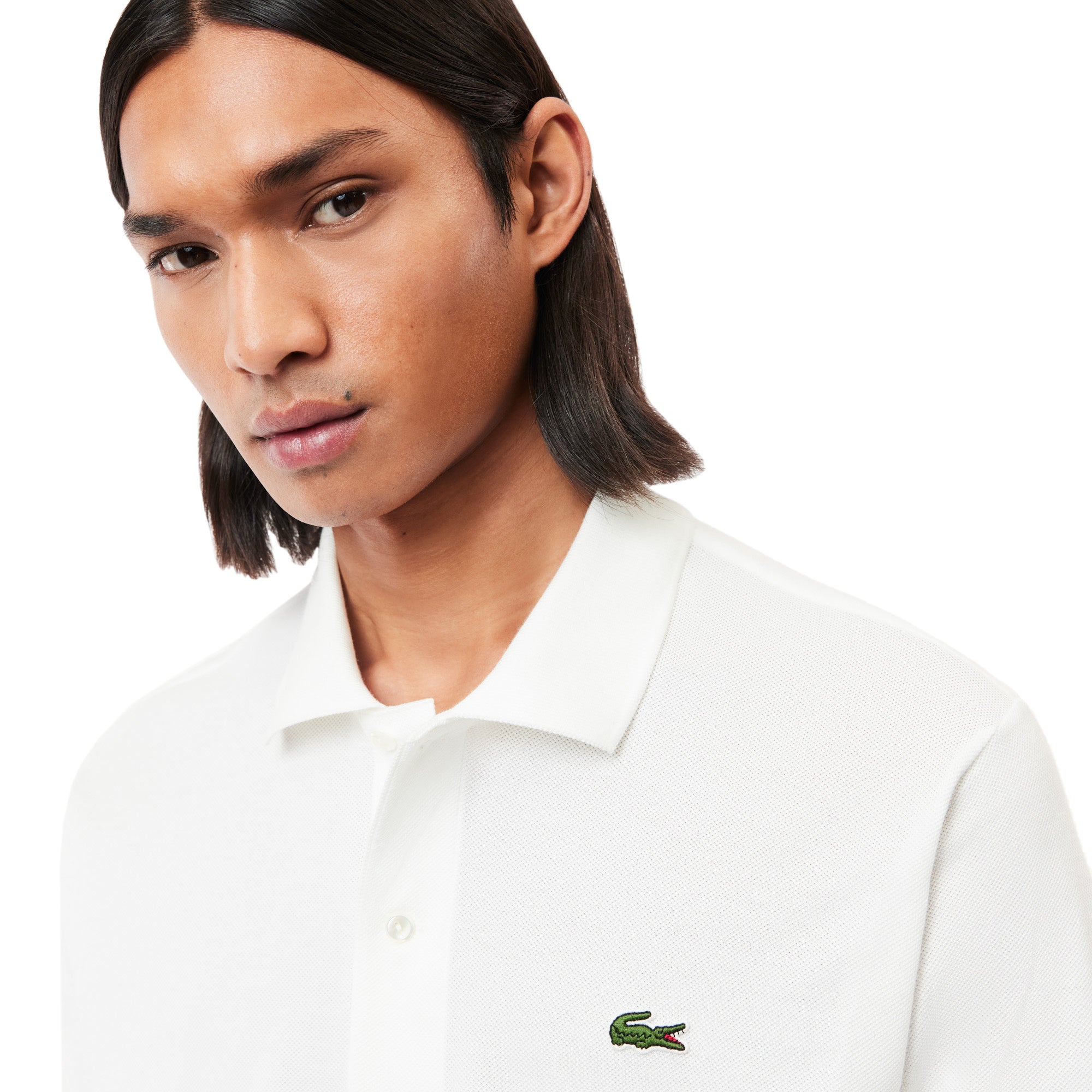 Lacoste Classic Pique Polo Shirt White 001