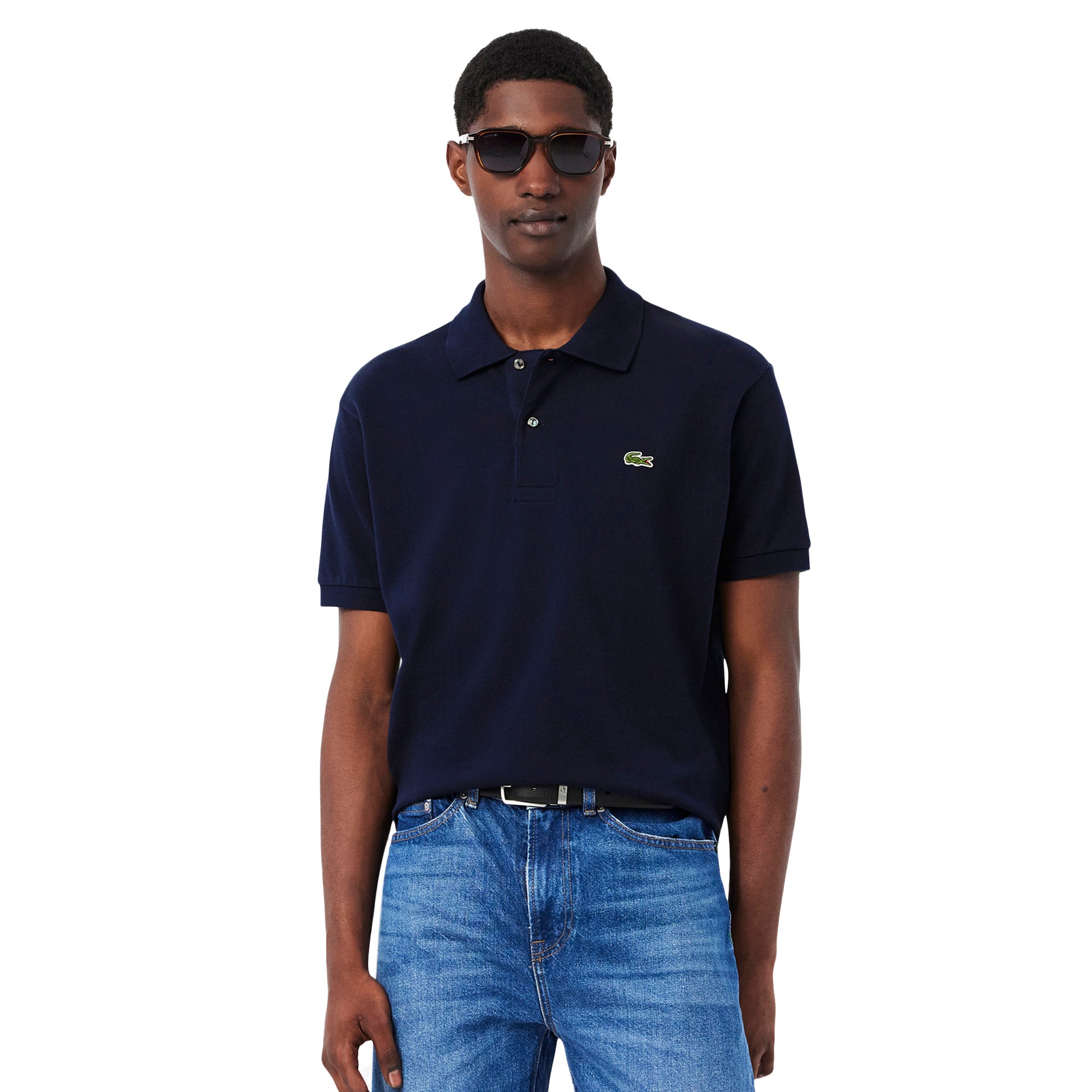 Lacoste Classic Pique Polo Shirt Navy 166