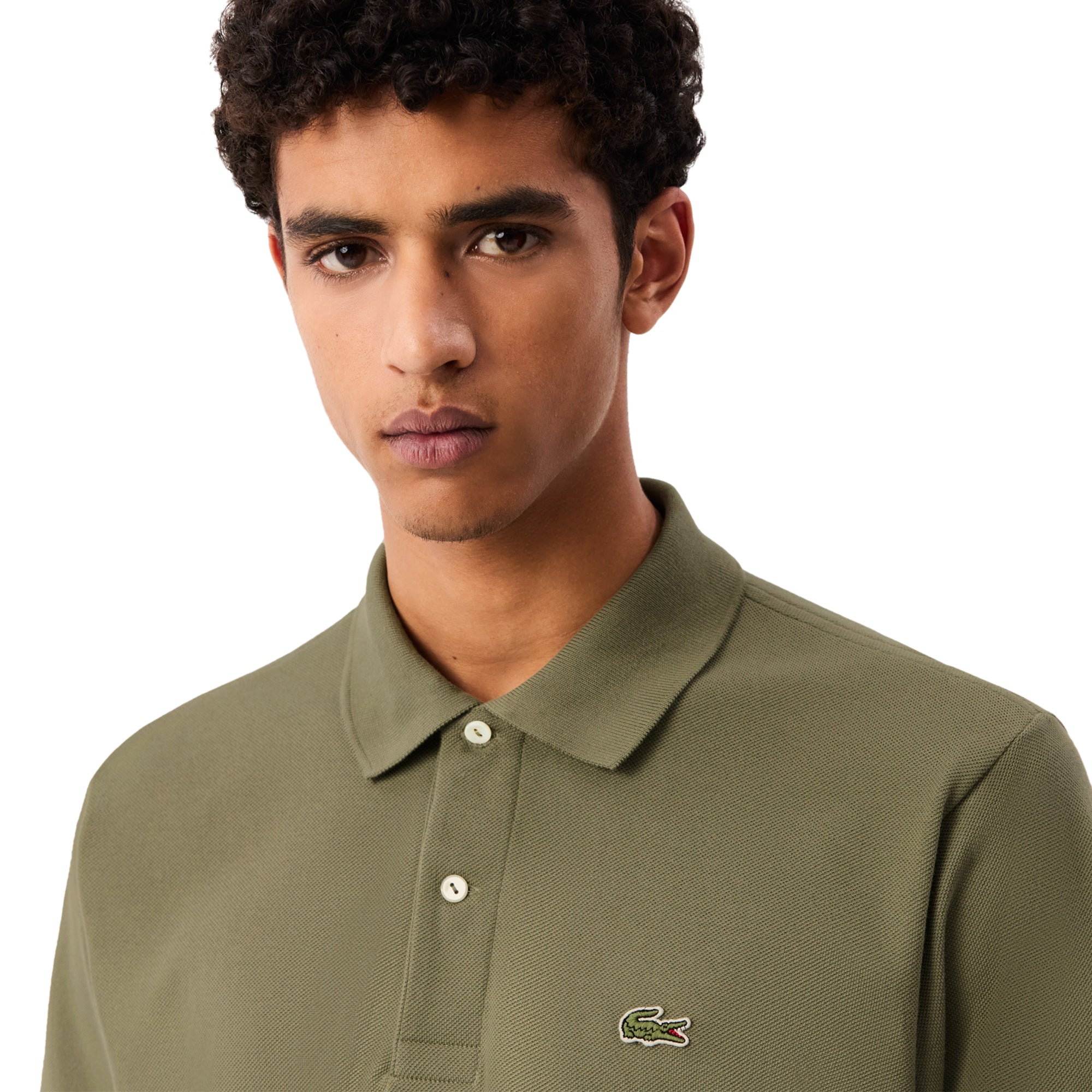 Lacoste Classic Pique Polo Shirt Khaki BMY