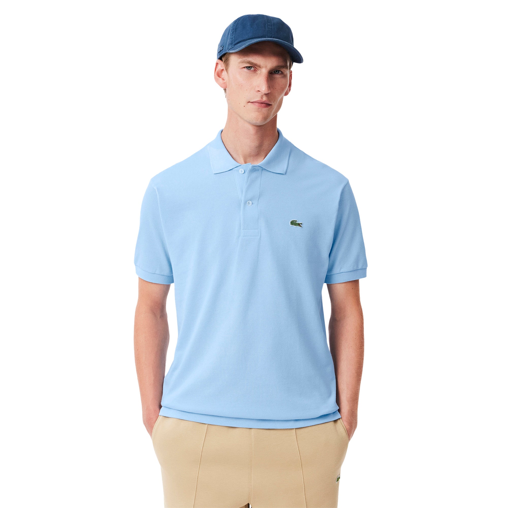 Lacoste Classic Pique Polo Shirt Blue HBP