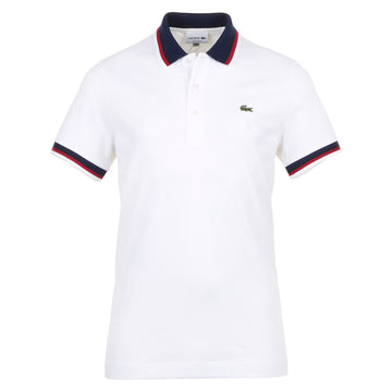 Lacoste Contrast Collar Pique Polo Shirt