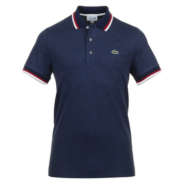 Lacoste Contrast Collar Pique Polo Shirt