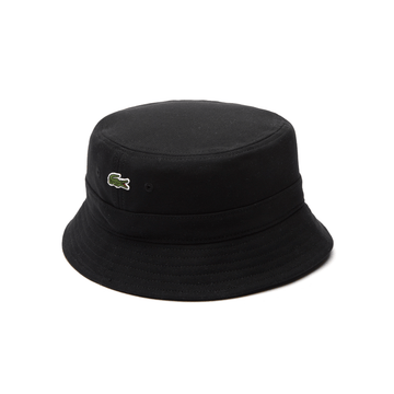 Lacoste Cotton Bucket Hat Black 031