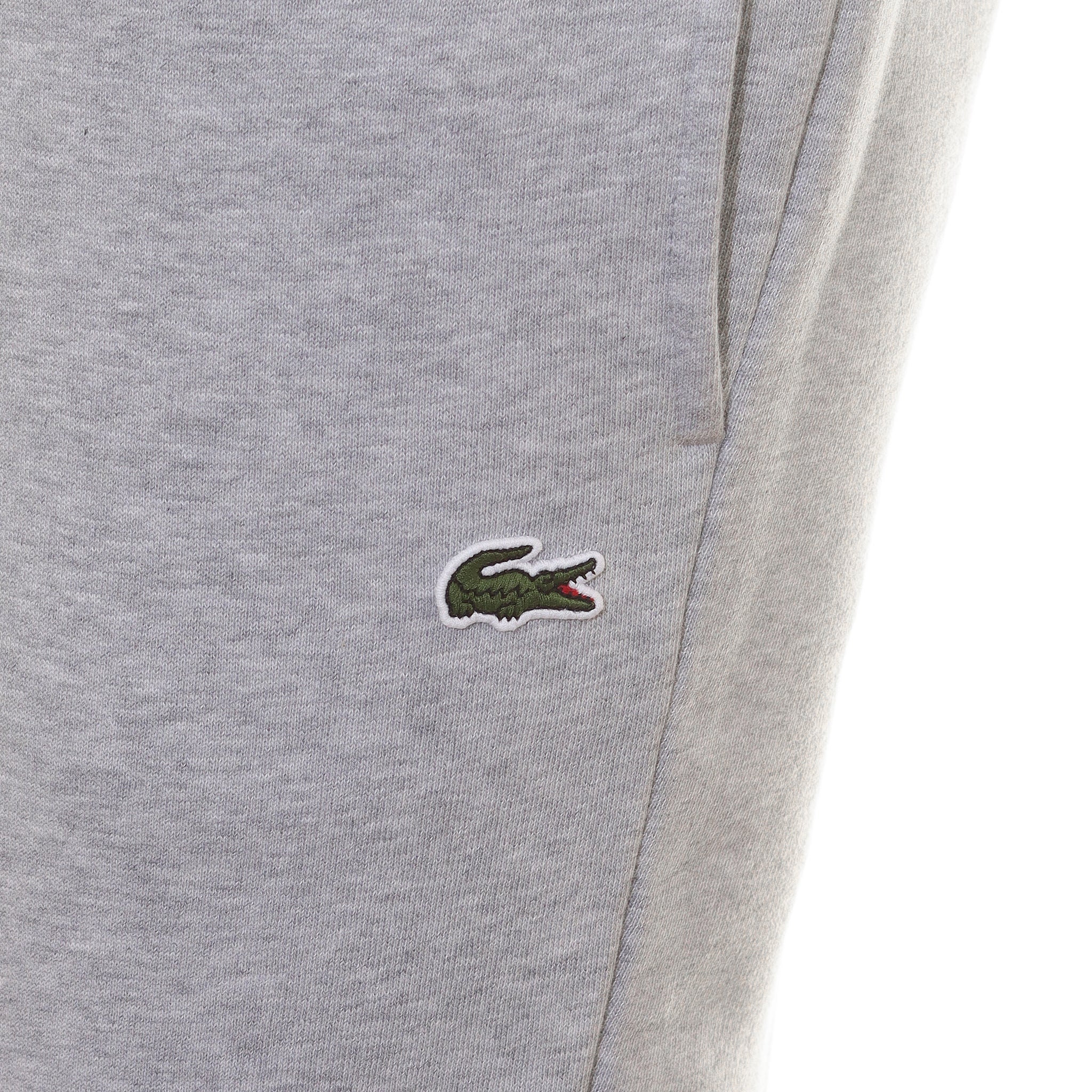 Lacoste Brushed Fleece Track Pant Silver Chine - 80s Casual Classics