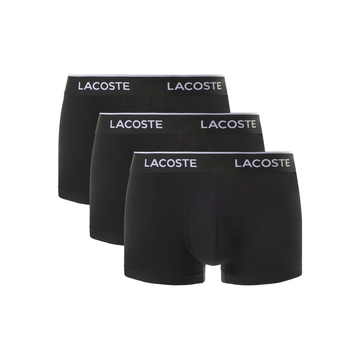 Lacoste Cotton Stretch Trunk 3-Pack Black 031