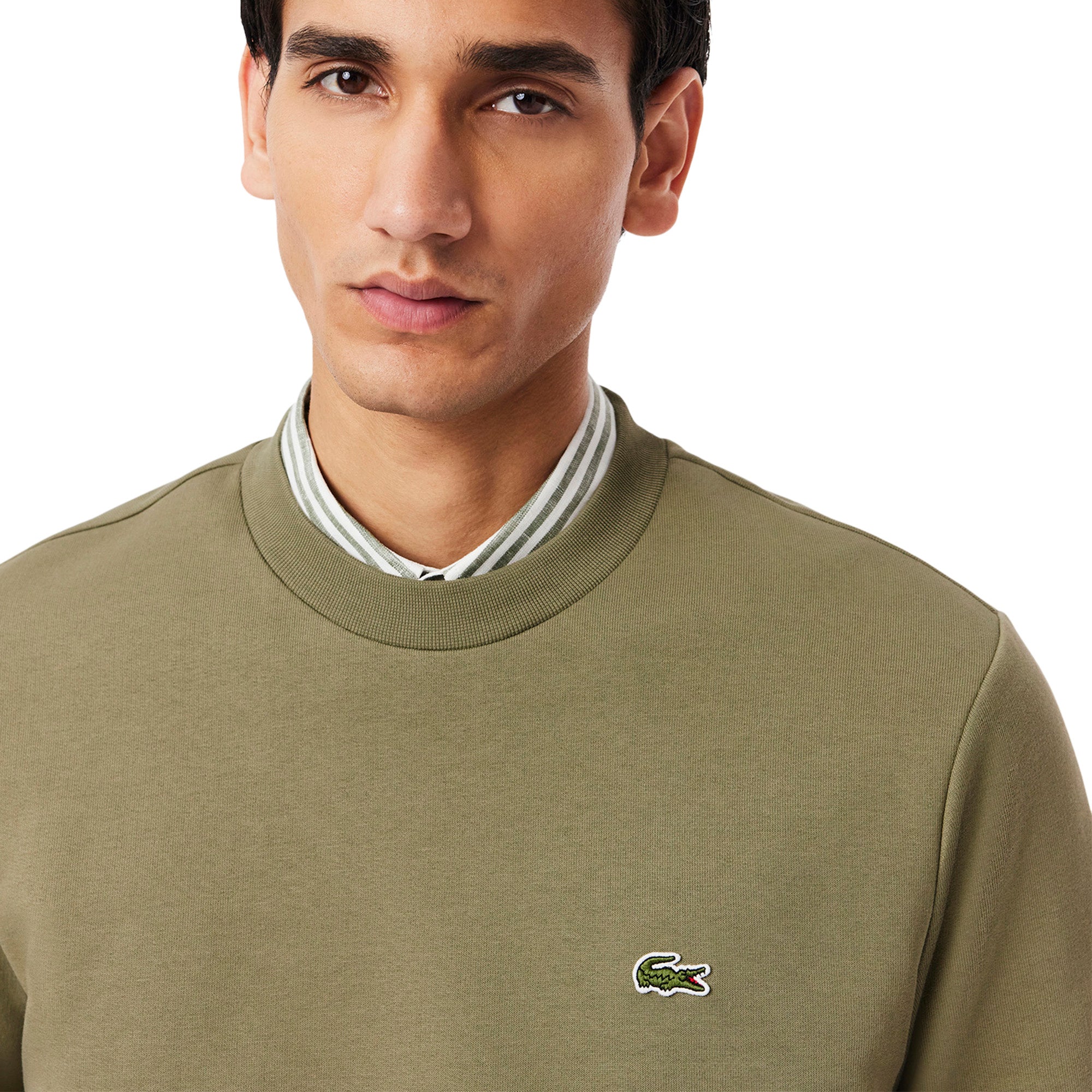 Lacoste Crew Neck Fleece Sweater