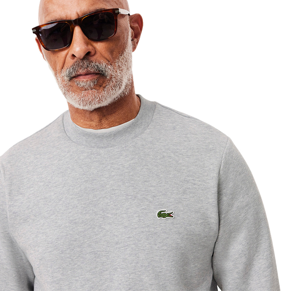 Lacoste Crew Neck Fleece Sweater