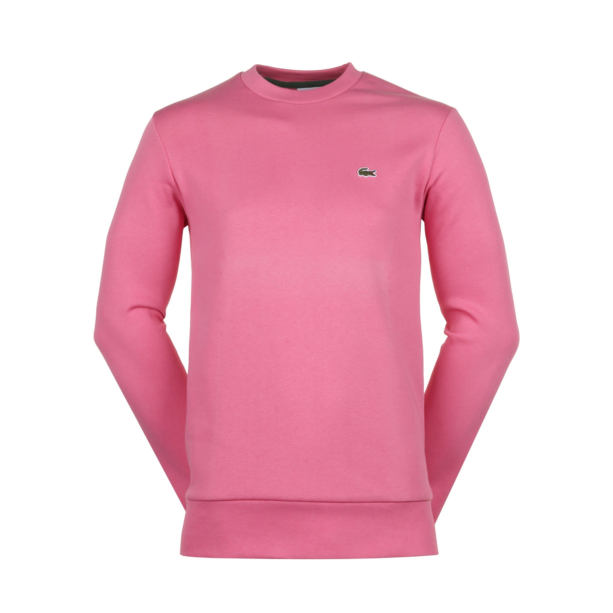 Lacoste Crew Neck Fleece Sweater Reseda Pink 2R3