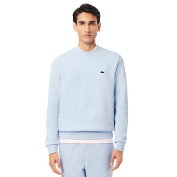 Lacoste Crew Neck Fleece Sweater Light Blue T01