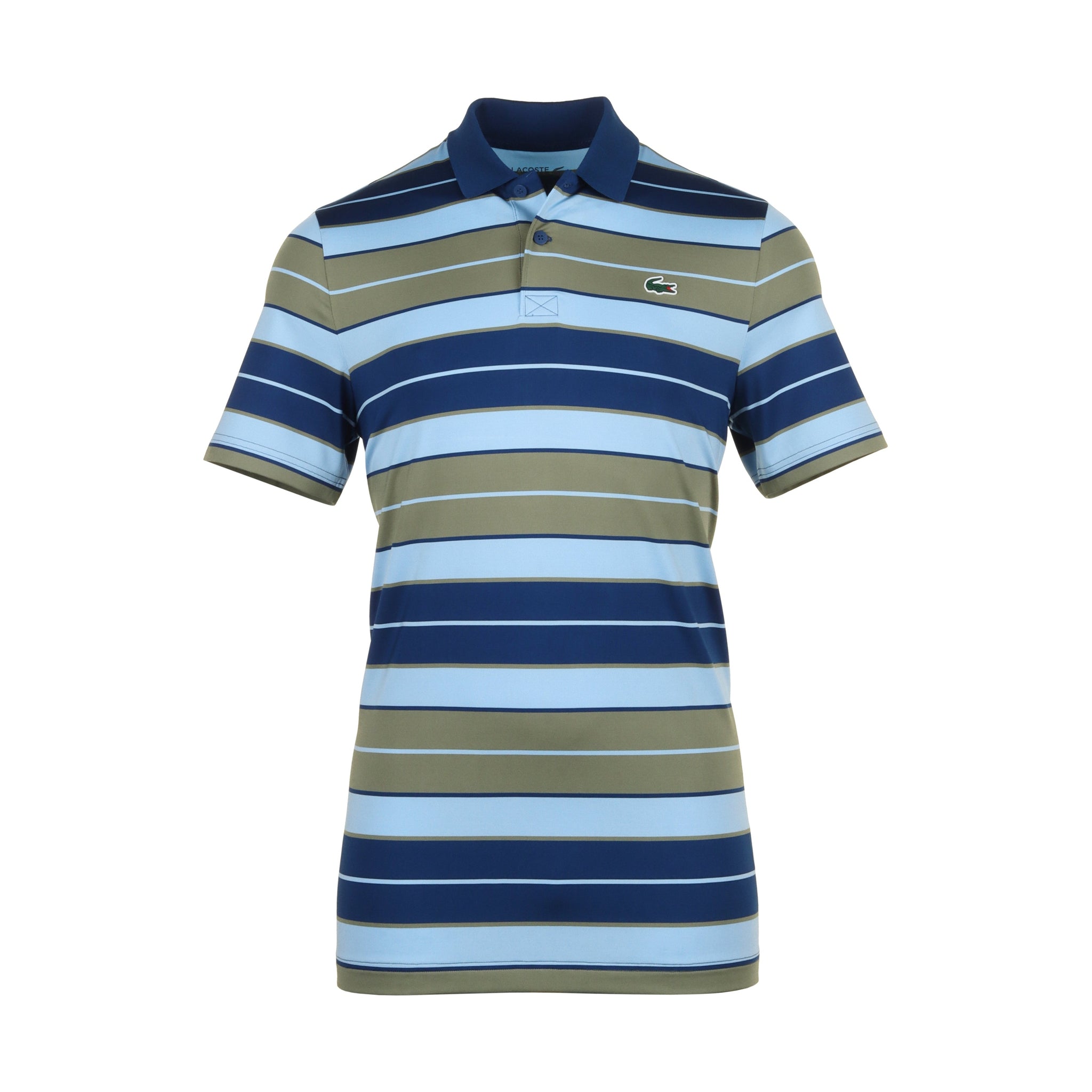 Lacoste Golf Block Stripe Polo Shirt