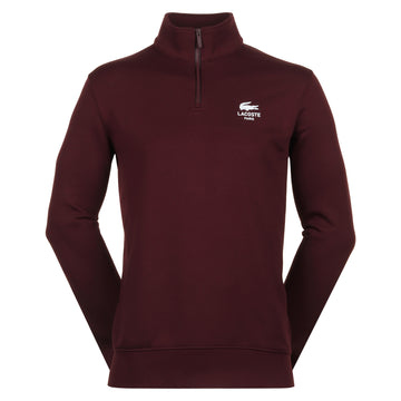 Lacoste High Neck Print 1/4 Zip