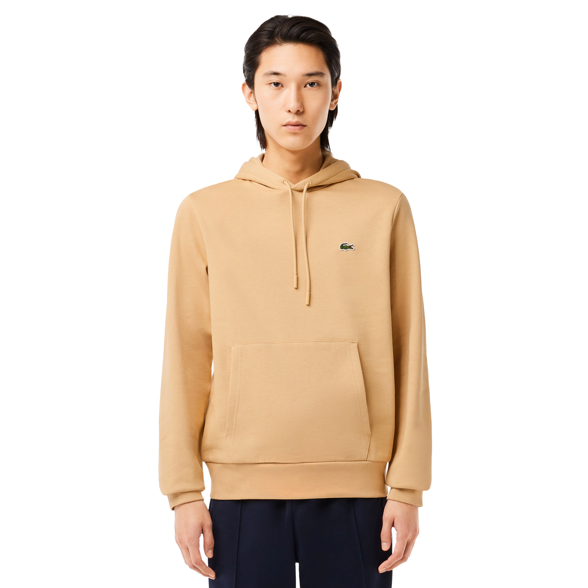 Lacoste Hooded Fleece Sweater Beige 1XQ