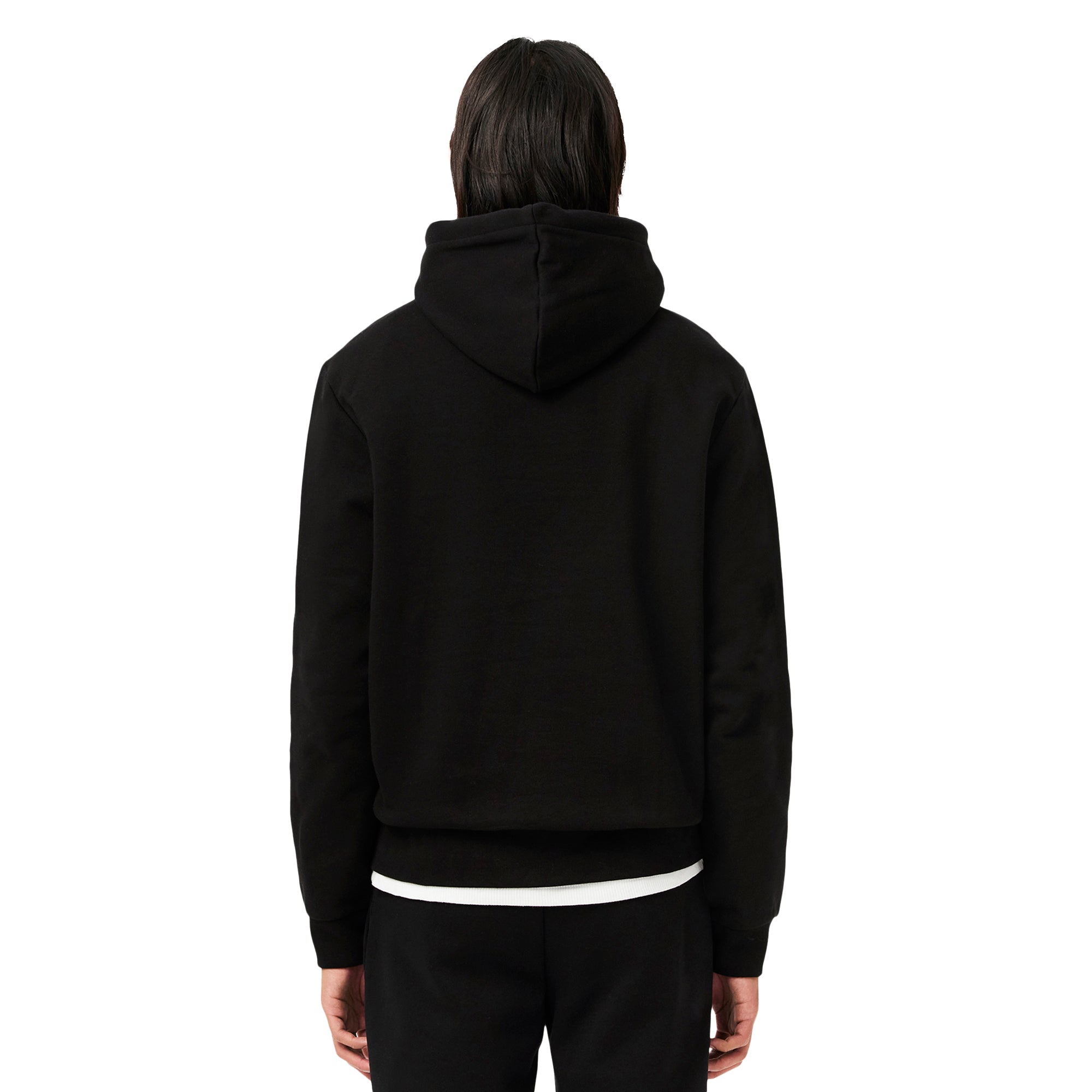 Lacoste Hooded Fleece Sweater Black 031