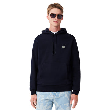 Lacoste Hooded Fleece Sweater Navy 166