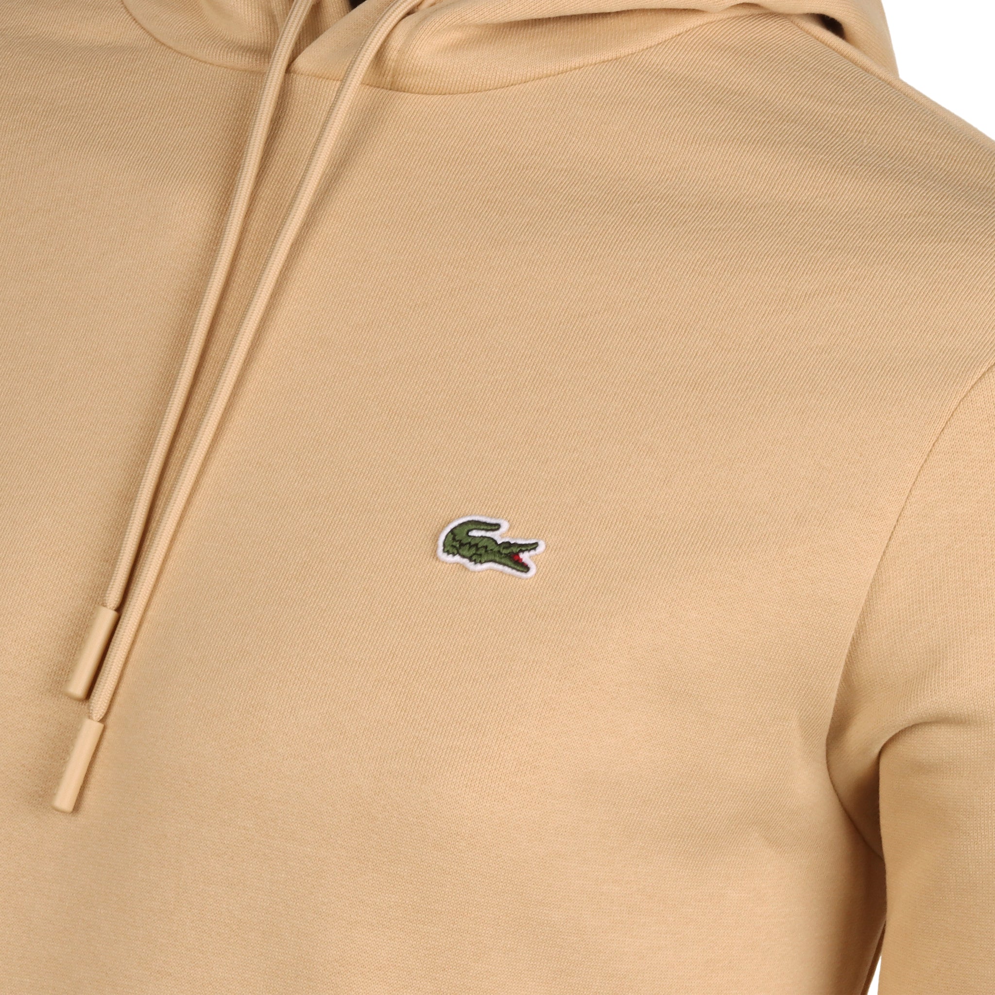 Lacoste Hooded Fleece Sweater Beige 1XQ