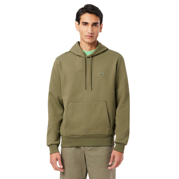 Lacoste Hooded Fleece Sweater Khaki BMY