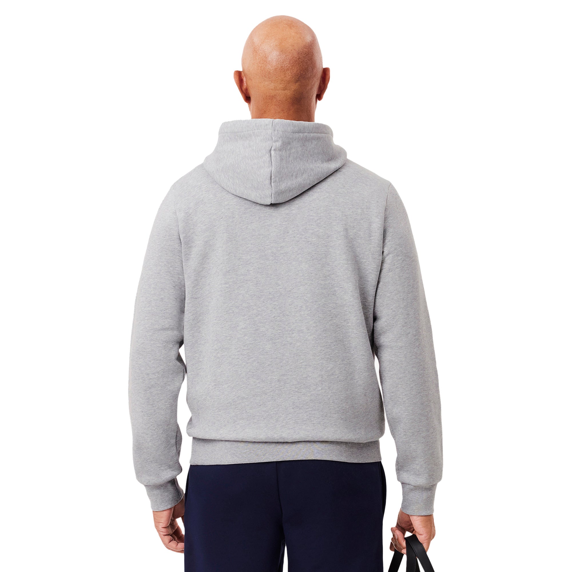 Lacoste Hooded Fleece Sweater Grey Chine CCA 