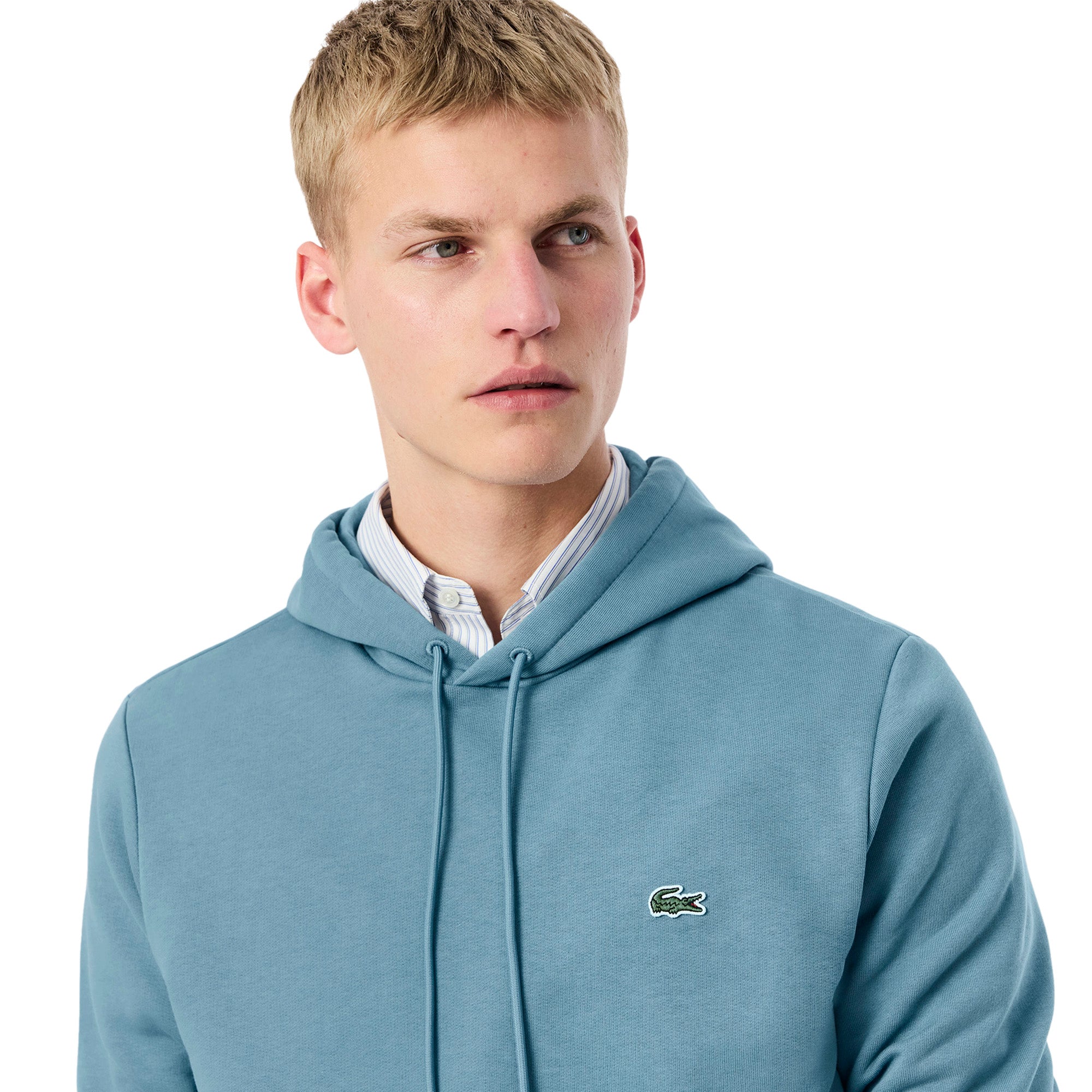 Lacoste Hooded Fleece Sweater Blue HD9