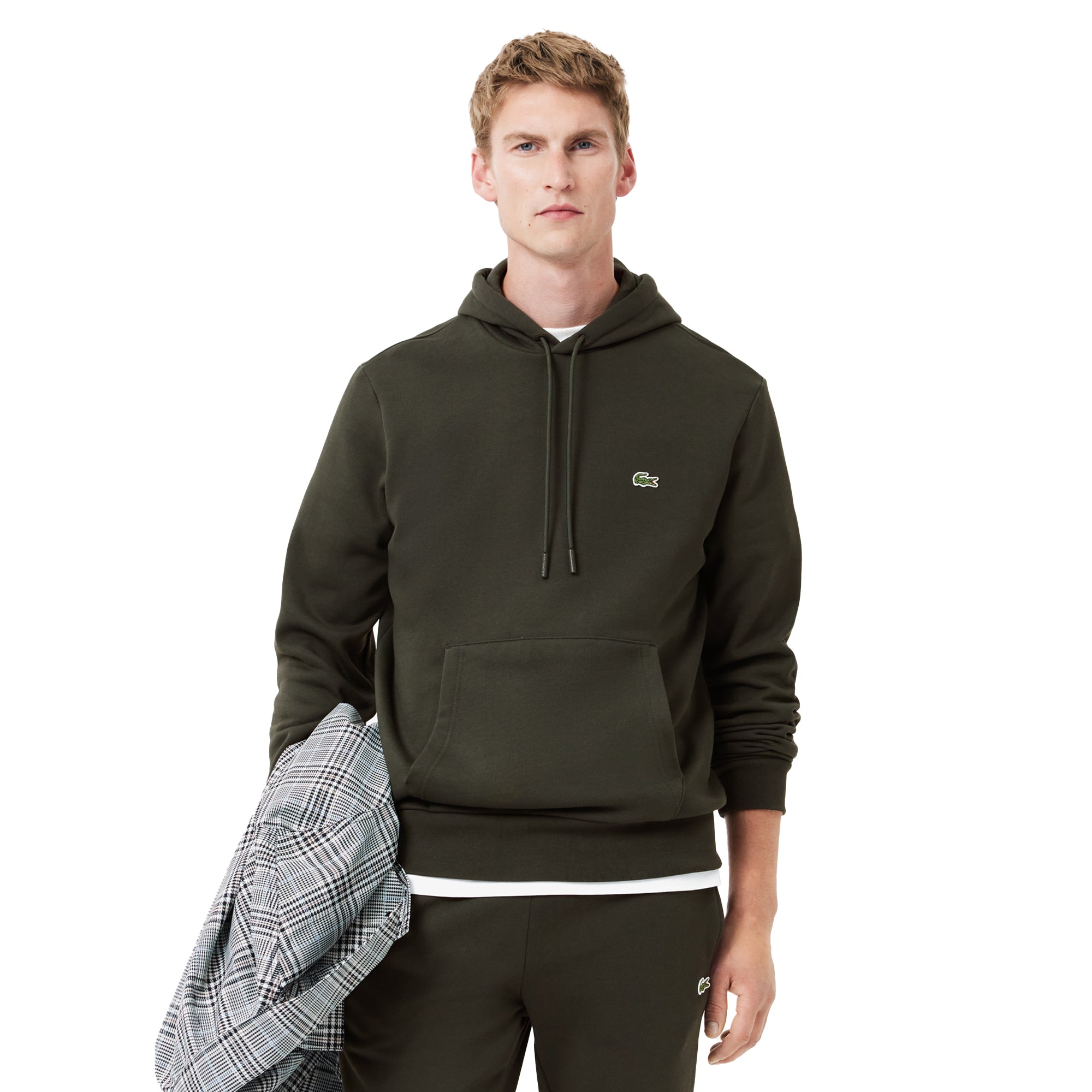 Lacoste Hooded Fleece Sweater Sapwood L7A