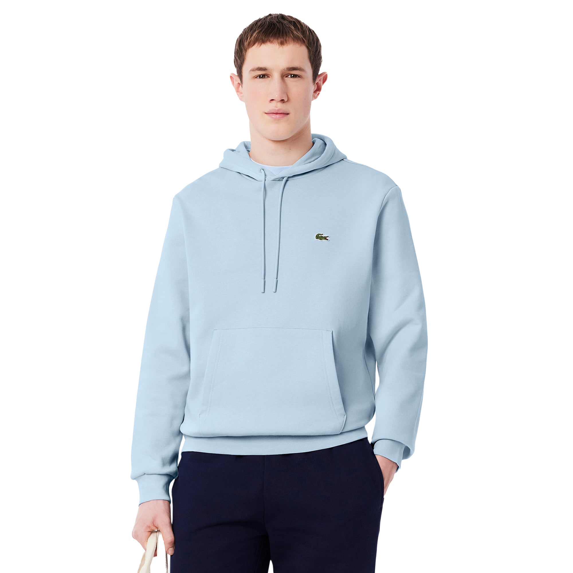 Lacoste Hooded Fleece Sweater Light Blue T01