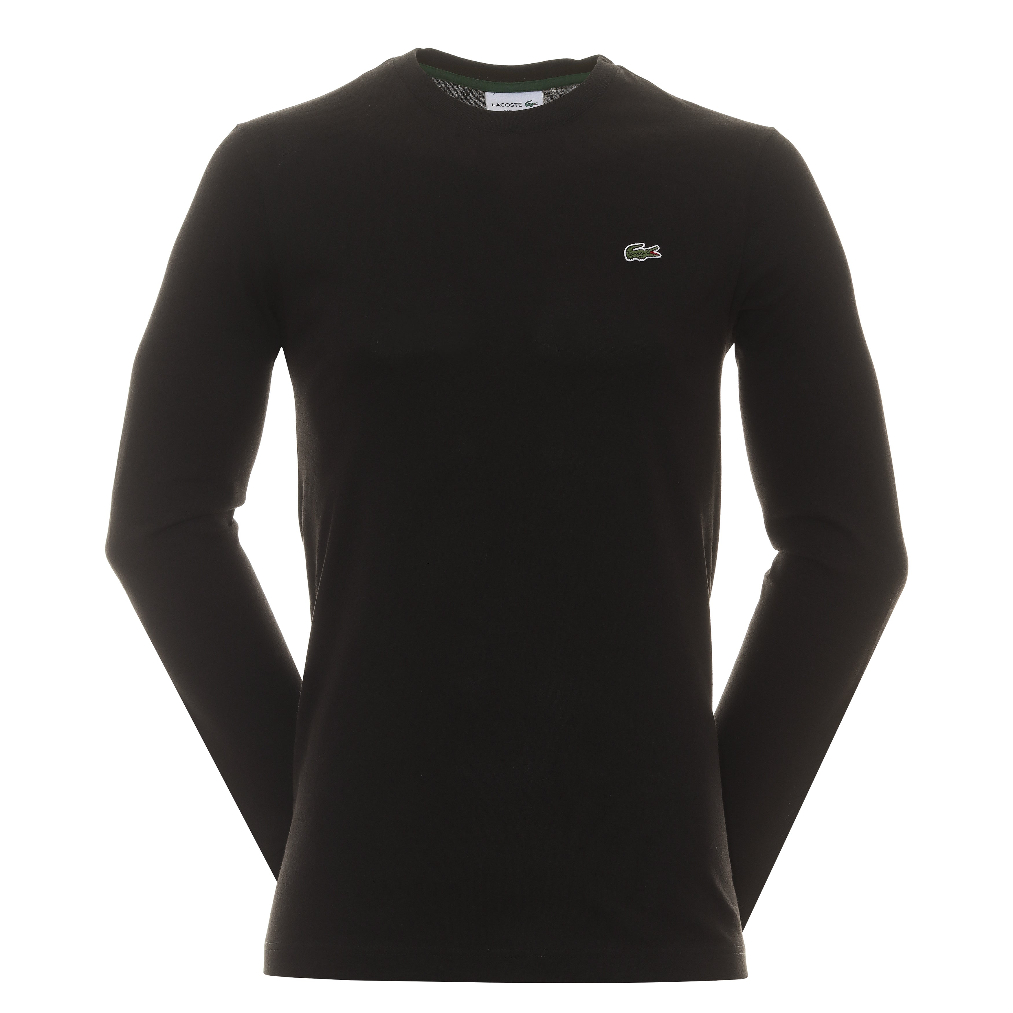 Lacoste Long Sleeve Tee Shirt TH3662 Black 031 | Function18 | Restrictedgs