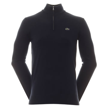 lacoste-organic-cotton-1-4-zip-ah1980-navy-166