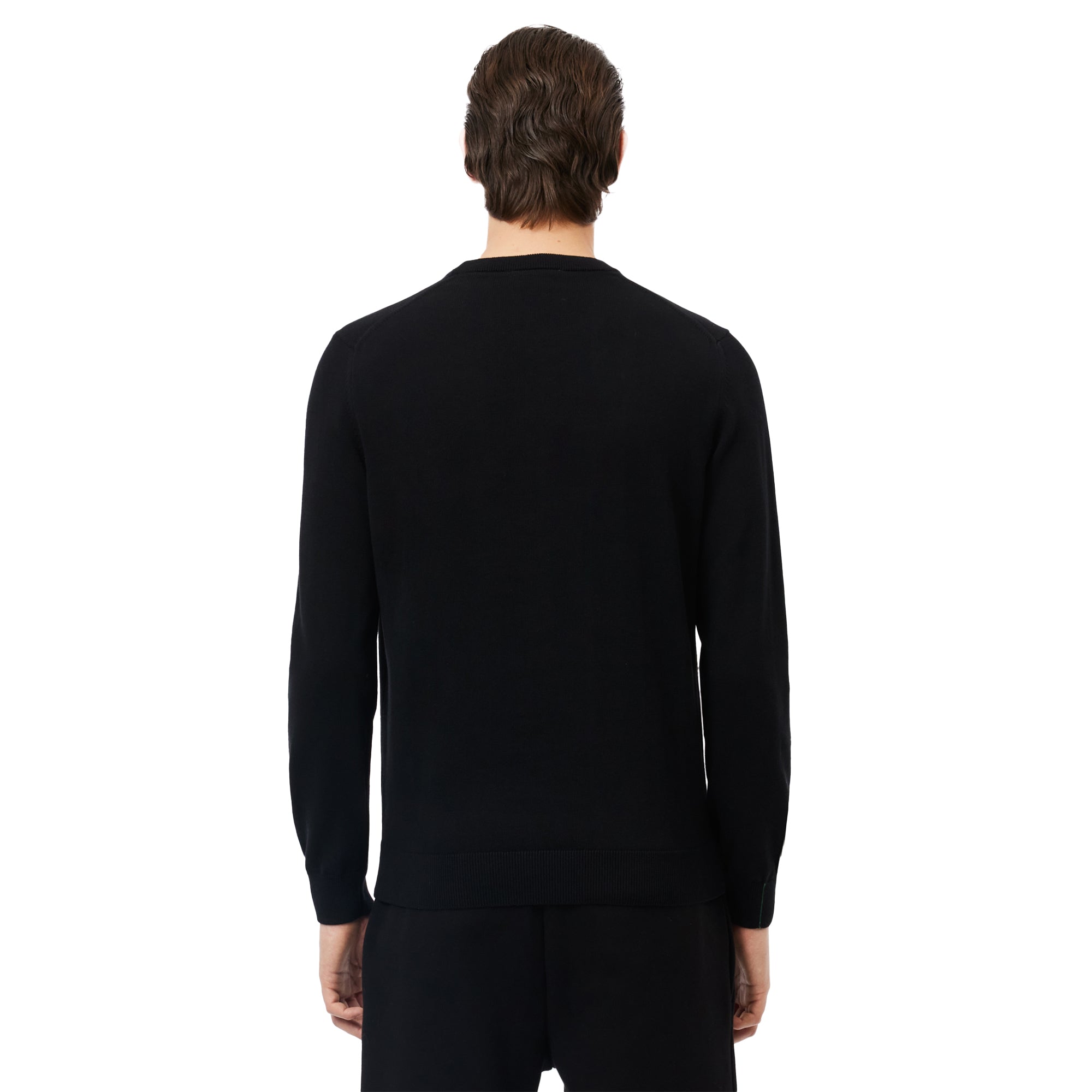 Lacoste Organic Cotton Crew Sweater Black 031