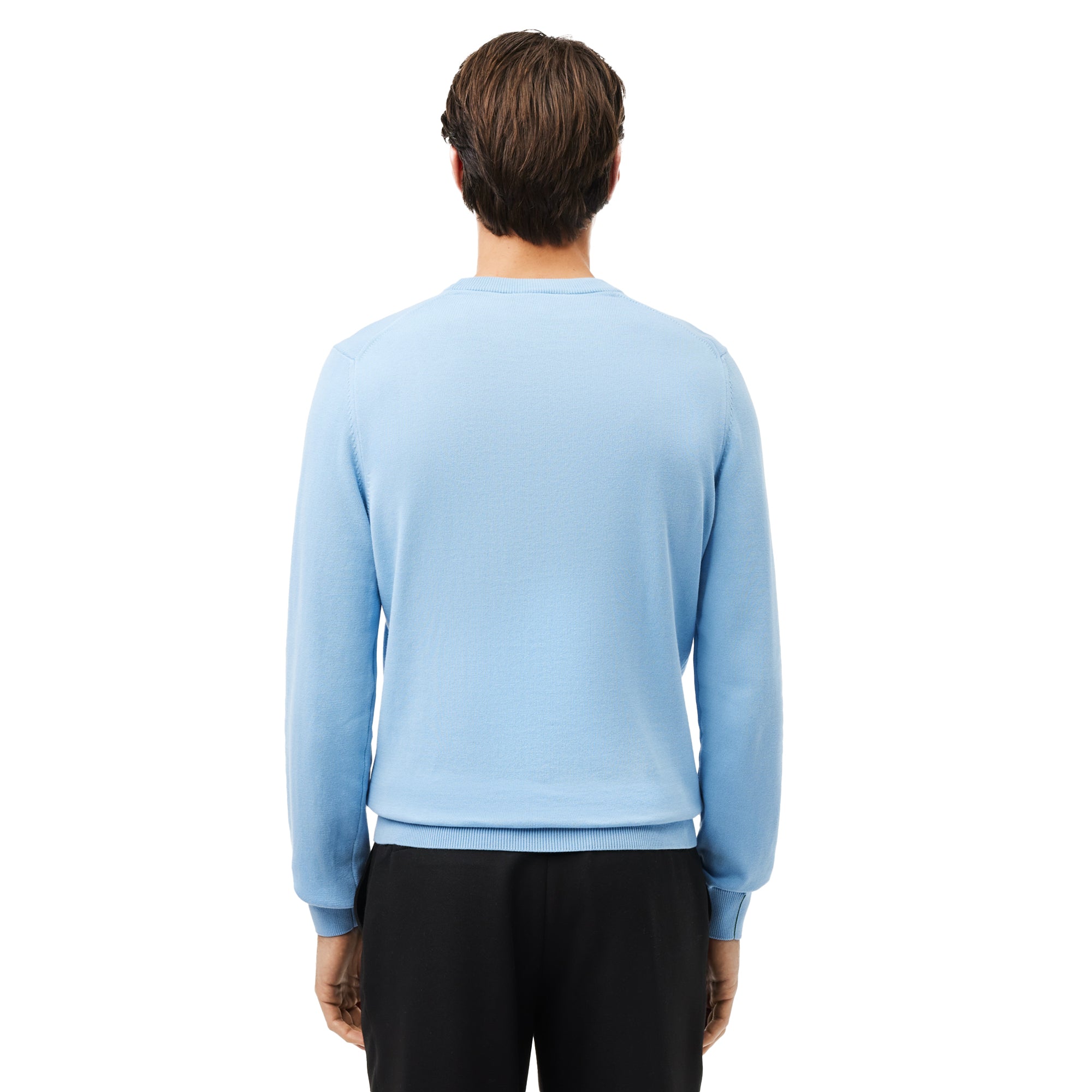 Lacoste Organic Cotton Crew Sweater Pale Blue HBP