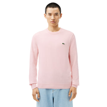 Lacoste Organic Cotton Crew Sweater Flamingo T03