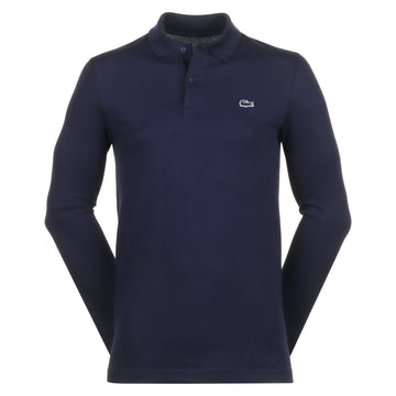 Lacoste Organic Cotton Stretch Long Sleeve Polo Shirt