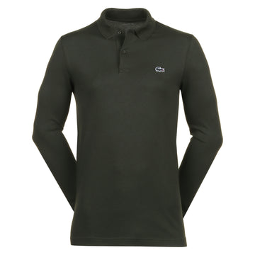 Lacoste Organic Cotton Stretch Long Sleeve Polo Shirt