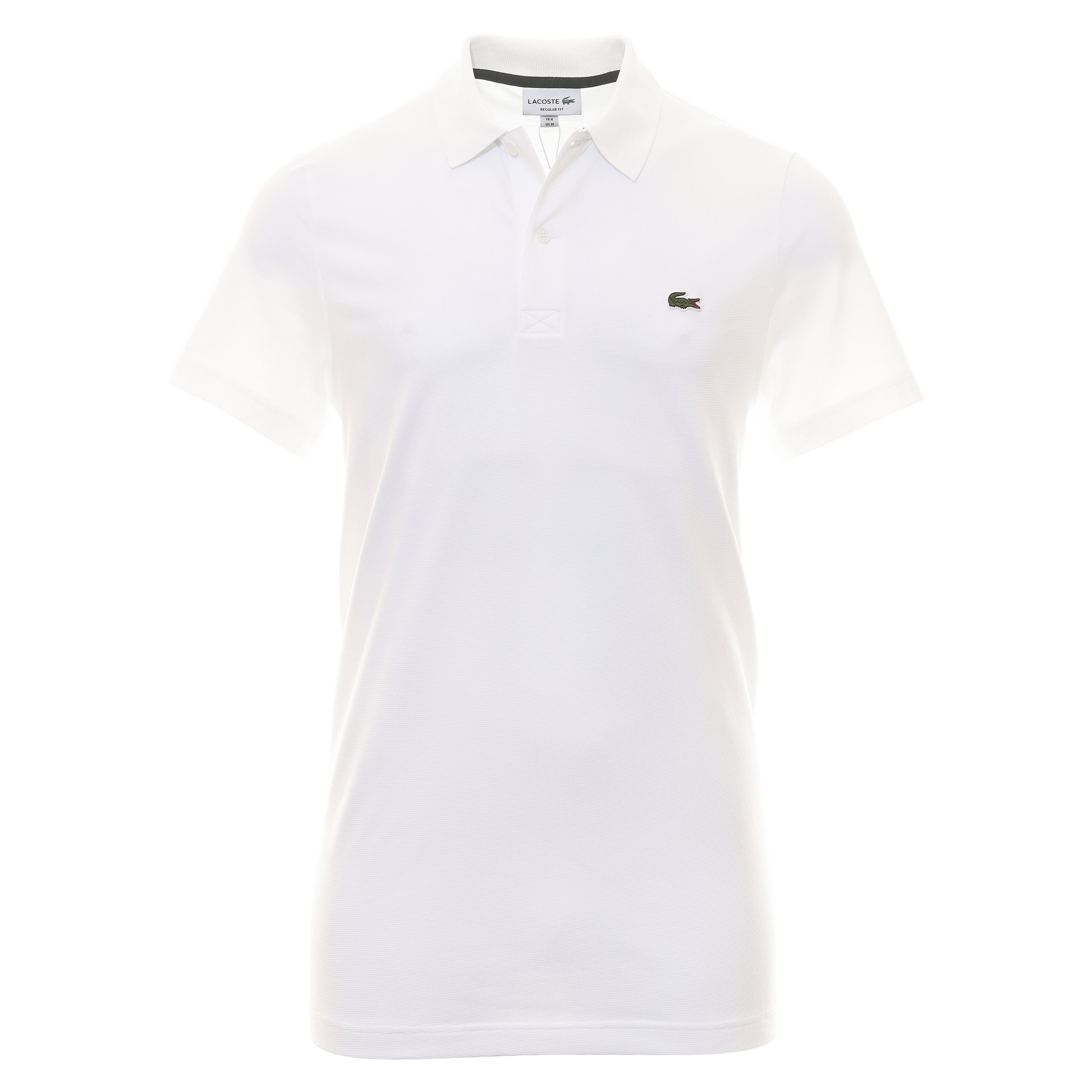 Lacoste Organic Cotton Stretch Polo Shirt DH0783 White 001 | Function18
