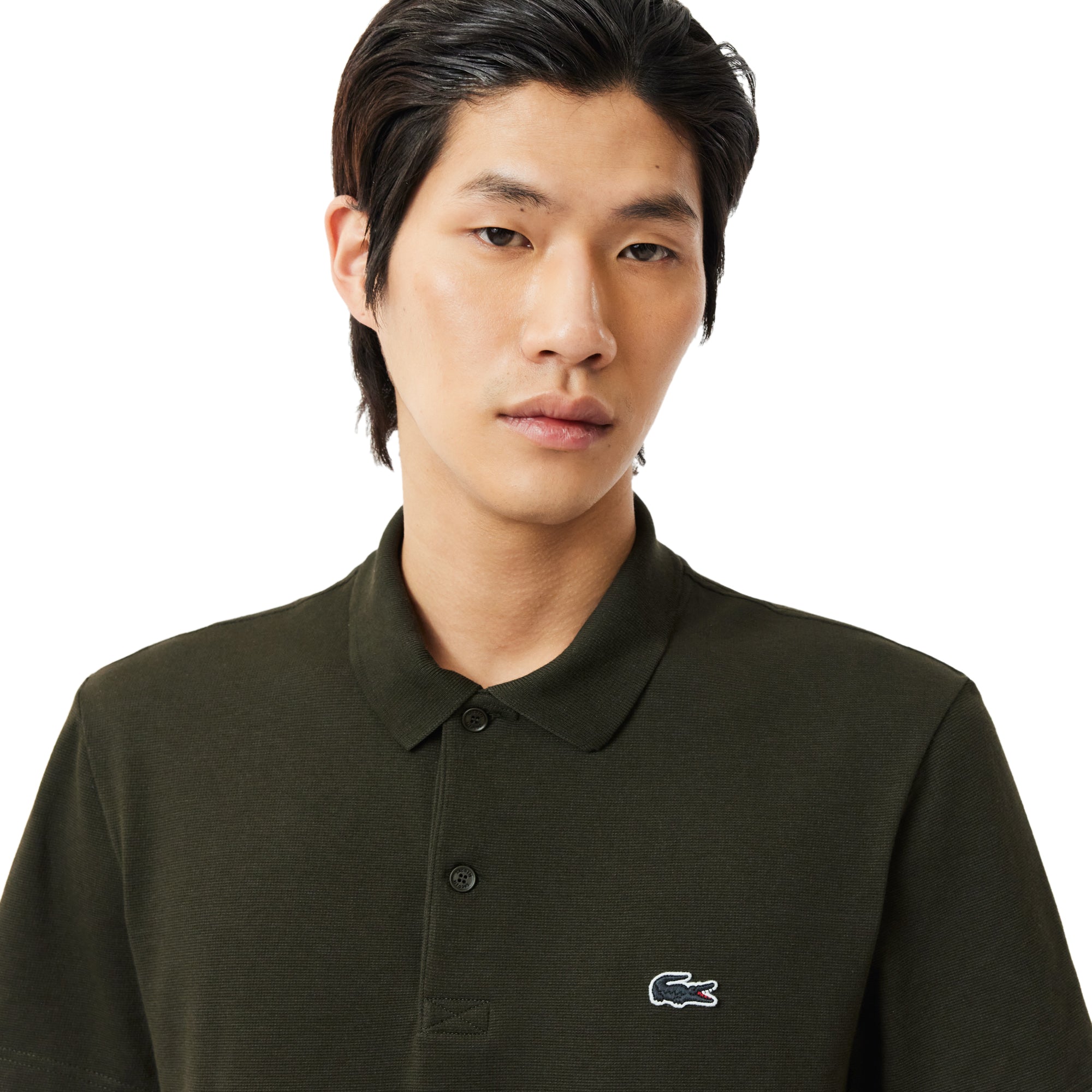 Lacoste Organic Cotton Stretch Polo Shirt Sapwood L7A