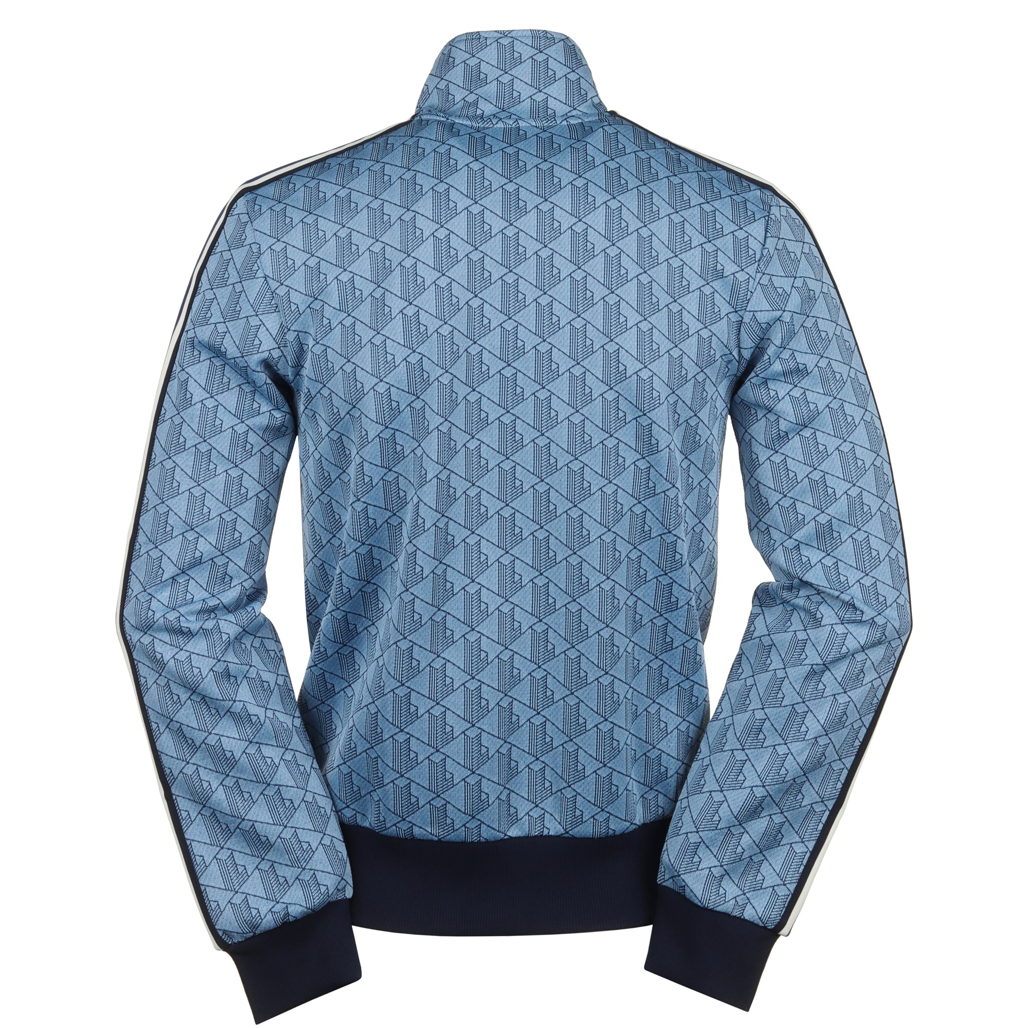 Lacoste Paris Jacquard Monogram Full Zip Light Blue/Blue I8K